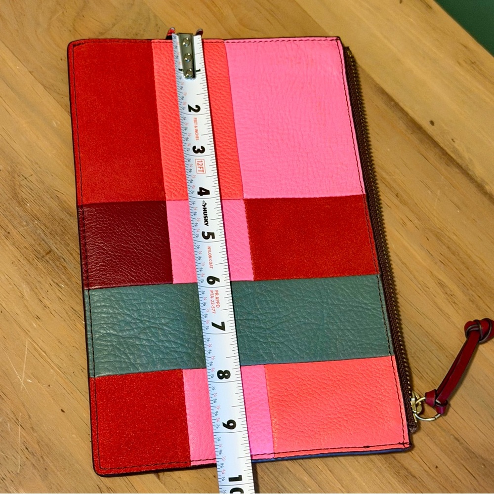 Fossil Multicolor Patchwork Clutch - image 9